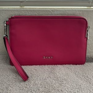 Pink DKNY Wristlet